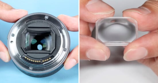 Gordon Laing / Camera Labs RF 28mm f/2.8 STM teardown.