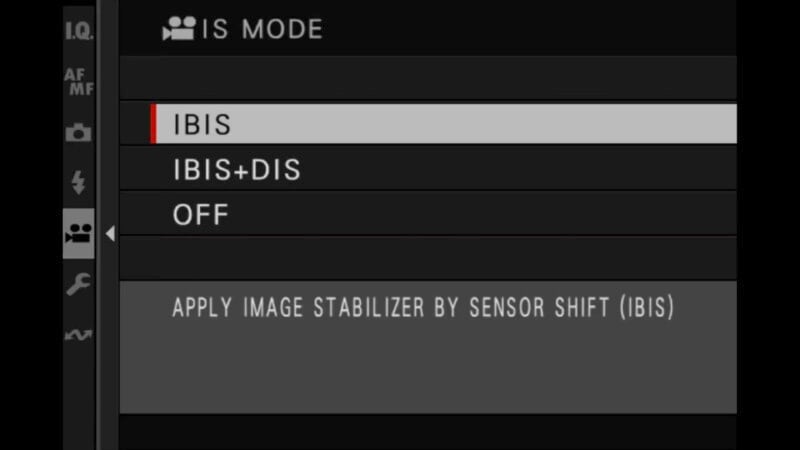 FUJIFILM X100VI IBIS mode